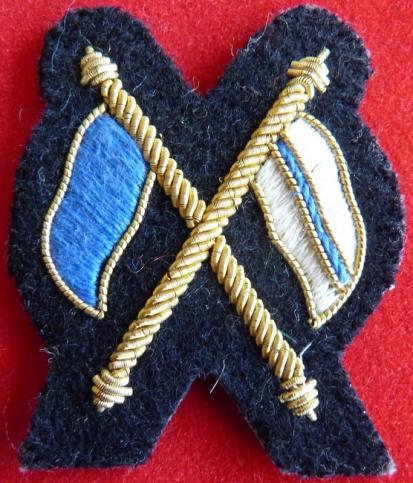 Bullion signalers mess dress badge