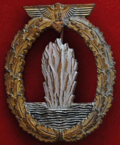 WW2 German Kriegsmarine Minesweeper/Sub Hunters Badge