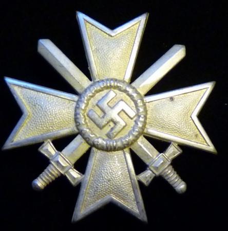 WW2 German War Merit Cross 1st Class (KVK1) with Swords